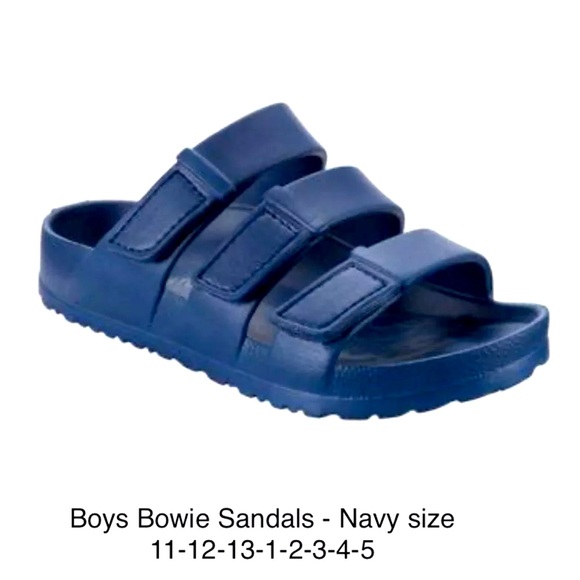 Sun + Stone Other - Boys Open Toe Slip-On Bowie Sandals Navy daily use
